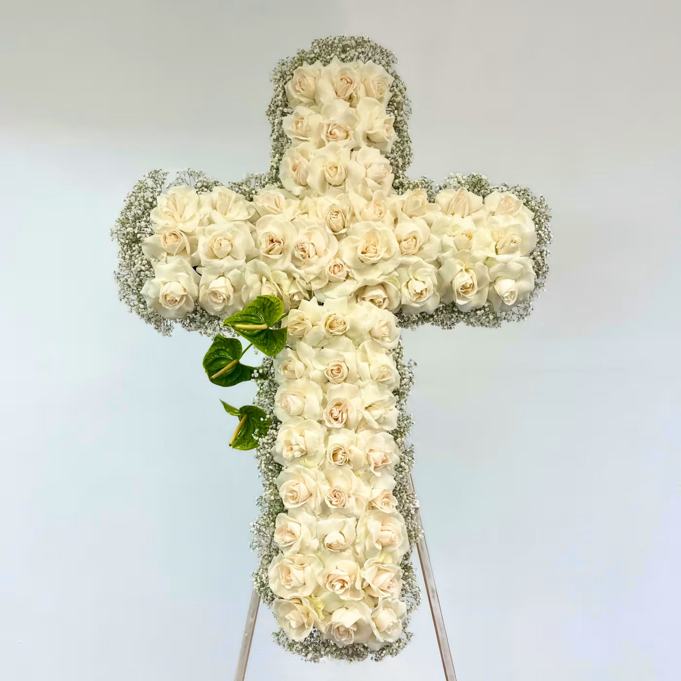 White Rose Standing Cross
