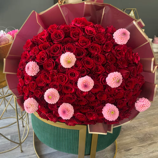 120 Red Rose Bouquet