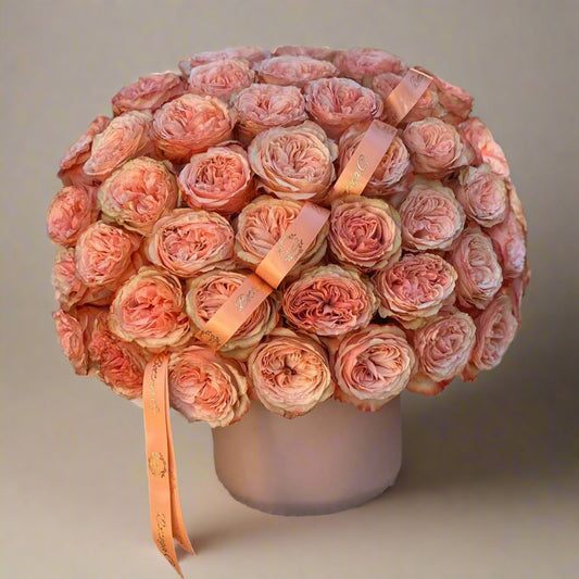 Peach Garden Rose Assortment