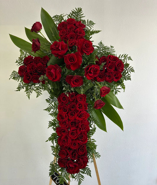 Sacred Red Rose Cross