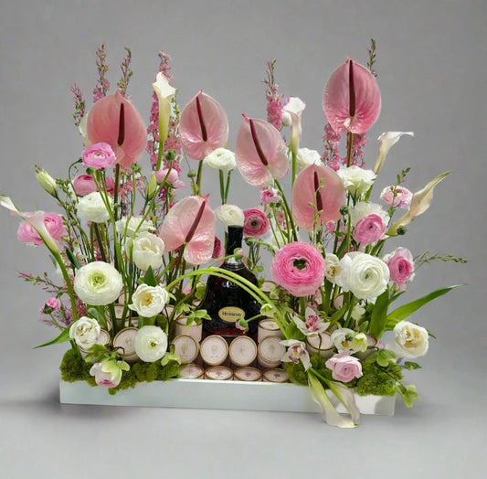 Spring Garden Chocolate & Cognac Gift Set
