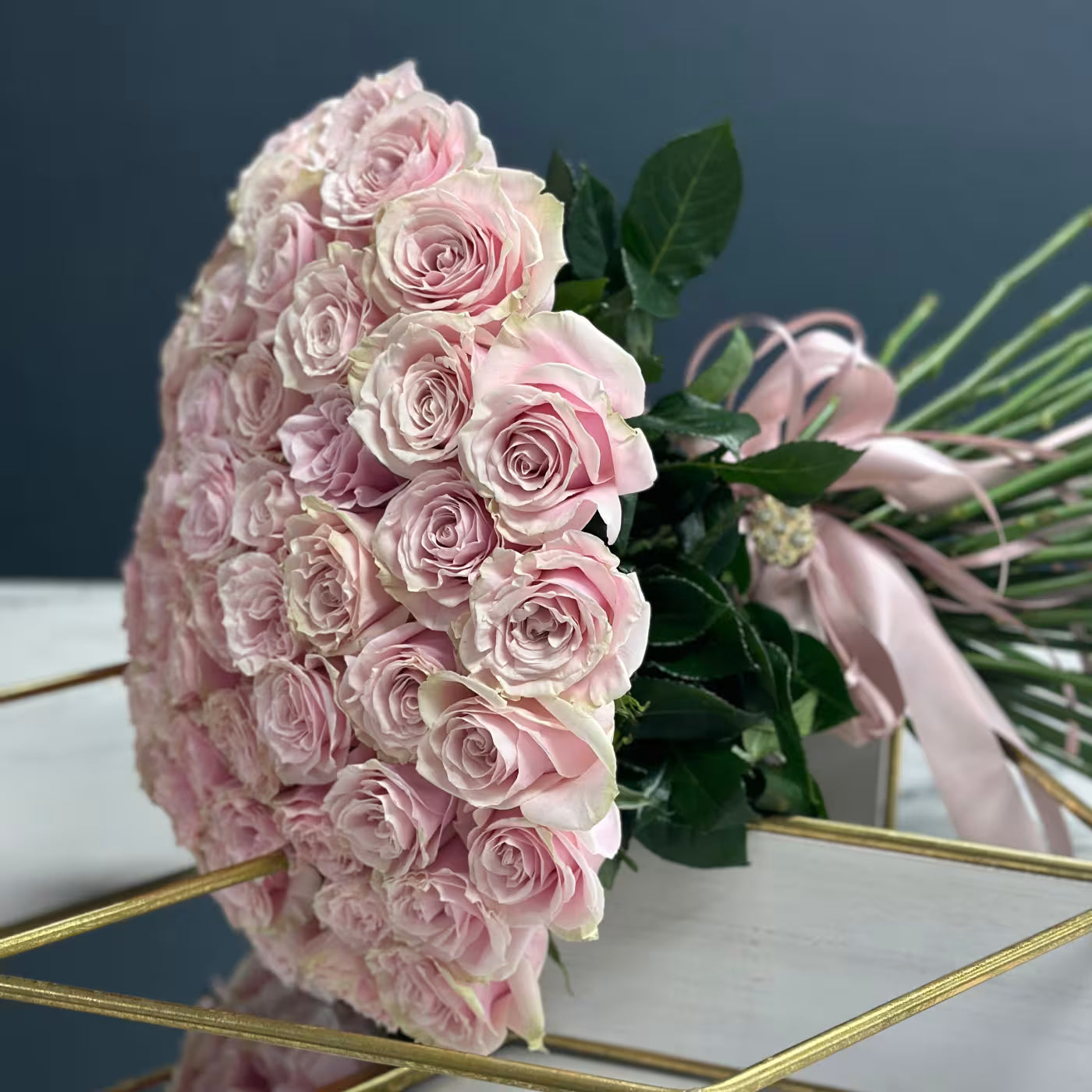 Pink Rose Naked Bouquet
