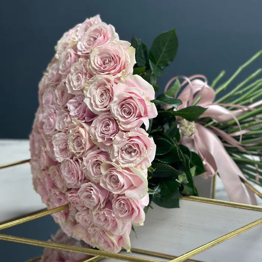 Pink Rose Naked Bouquet