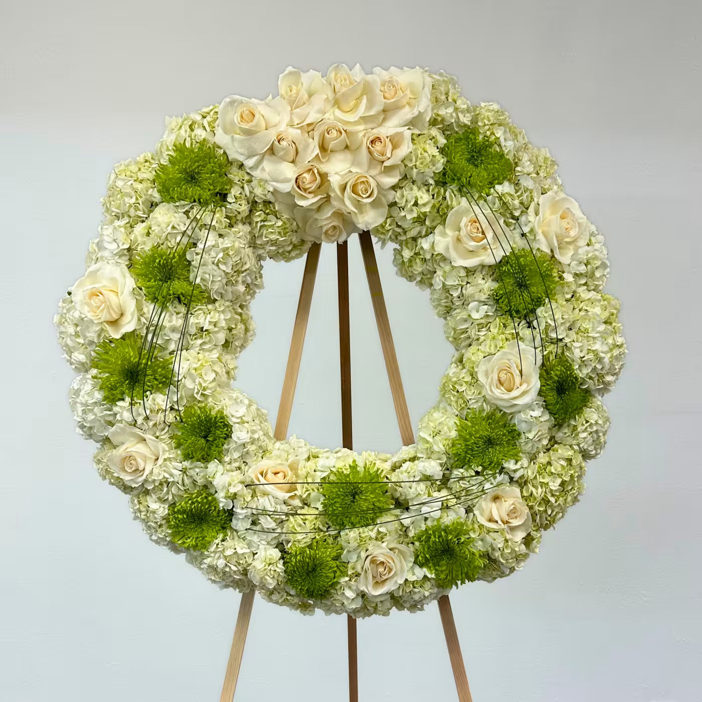 Standing Circular Remembrance Wreath