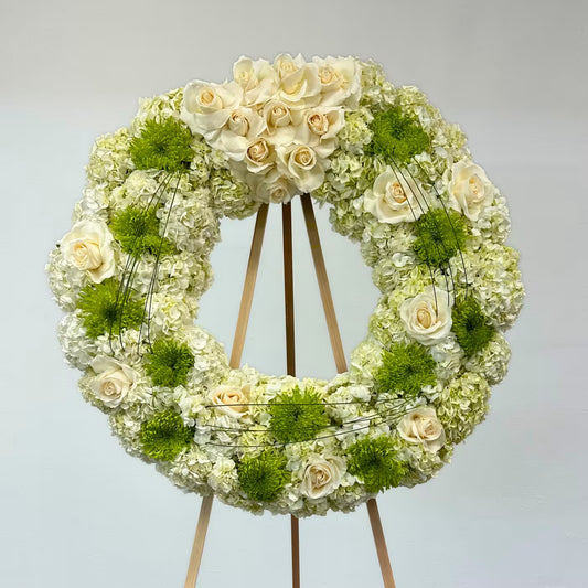 Standing Circular Remembrance Wreath